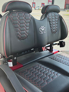 GOLF CART - Venom LSV - 4 Person - Burgundy / Color Matched