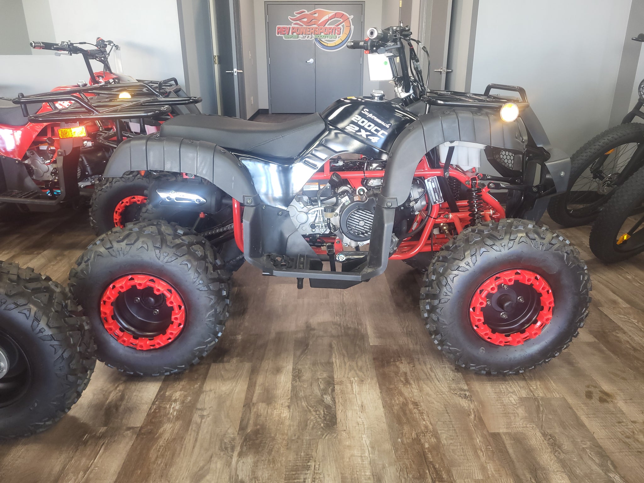 ATV - 200cc - Black / Red - CT200-1