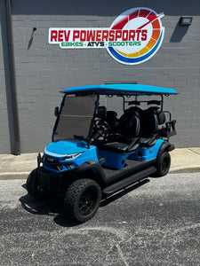 GOLF CART - Venom LSV - Coastal Blue / Color Matched - 6 Person