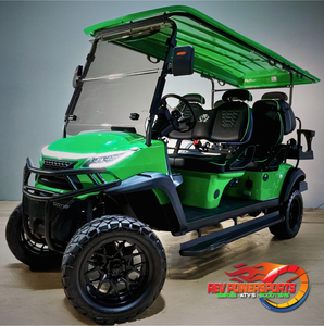 GOLF CART - VENOM LSV - 6 SEAT - GREEN / COLOR MATCH