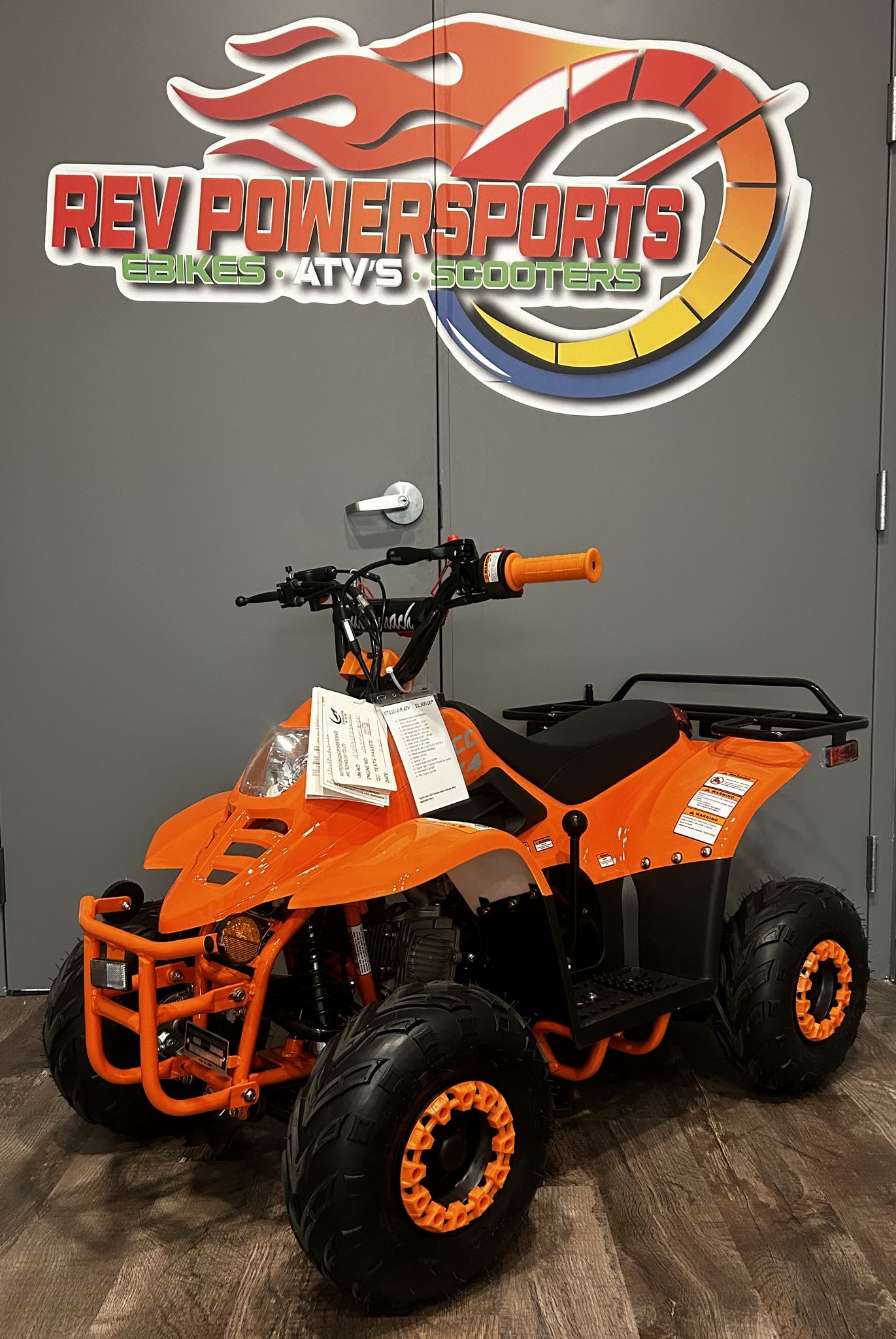 ATV - 110cc - Orange - CT110 - 2