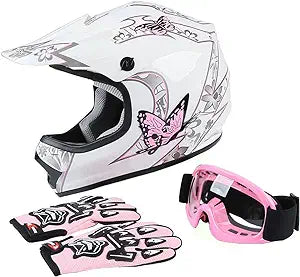 Youth Moto Cross Helmet Combo Pack