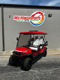 GOLF CART - Venom LSV - Red / White - 6 Person