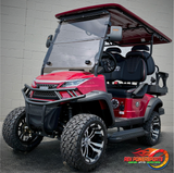 GOLF CART - Venom LSV - 4 Person - Burgundy / Color Matched