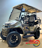 GOLF CART - VENOM LSV - 4 SEAT - CAMOUFLAGE / BLACK - LIFTED PARTY PACK